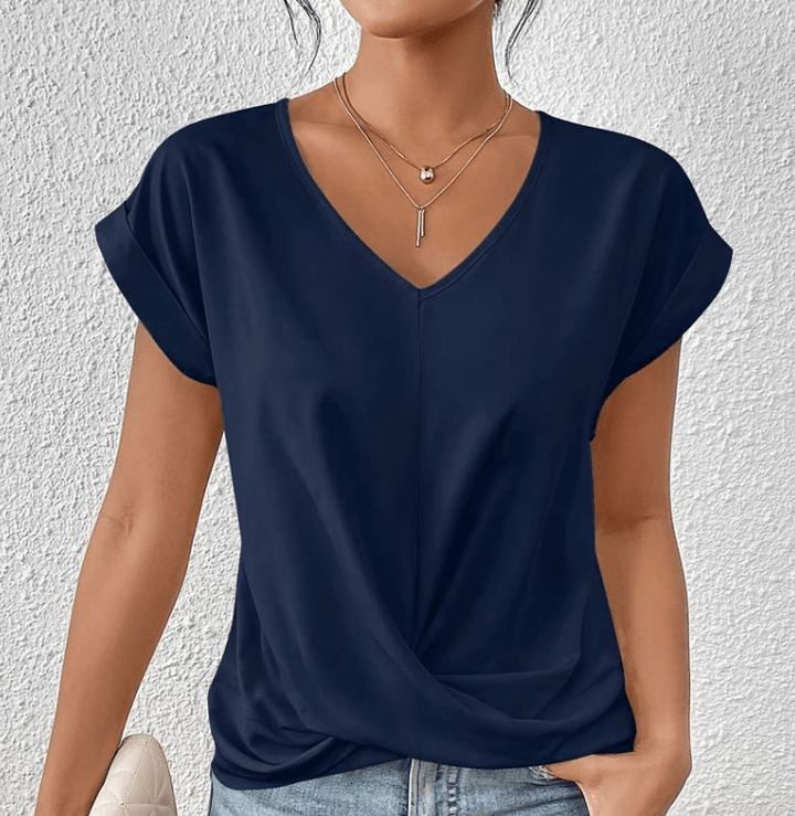 Carolyn | Flattering V-Neck Top